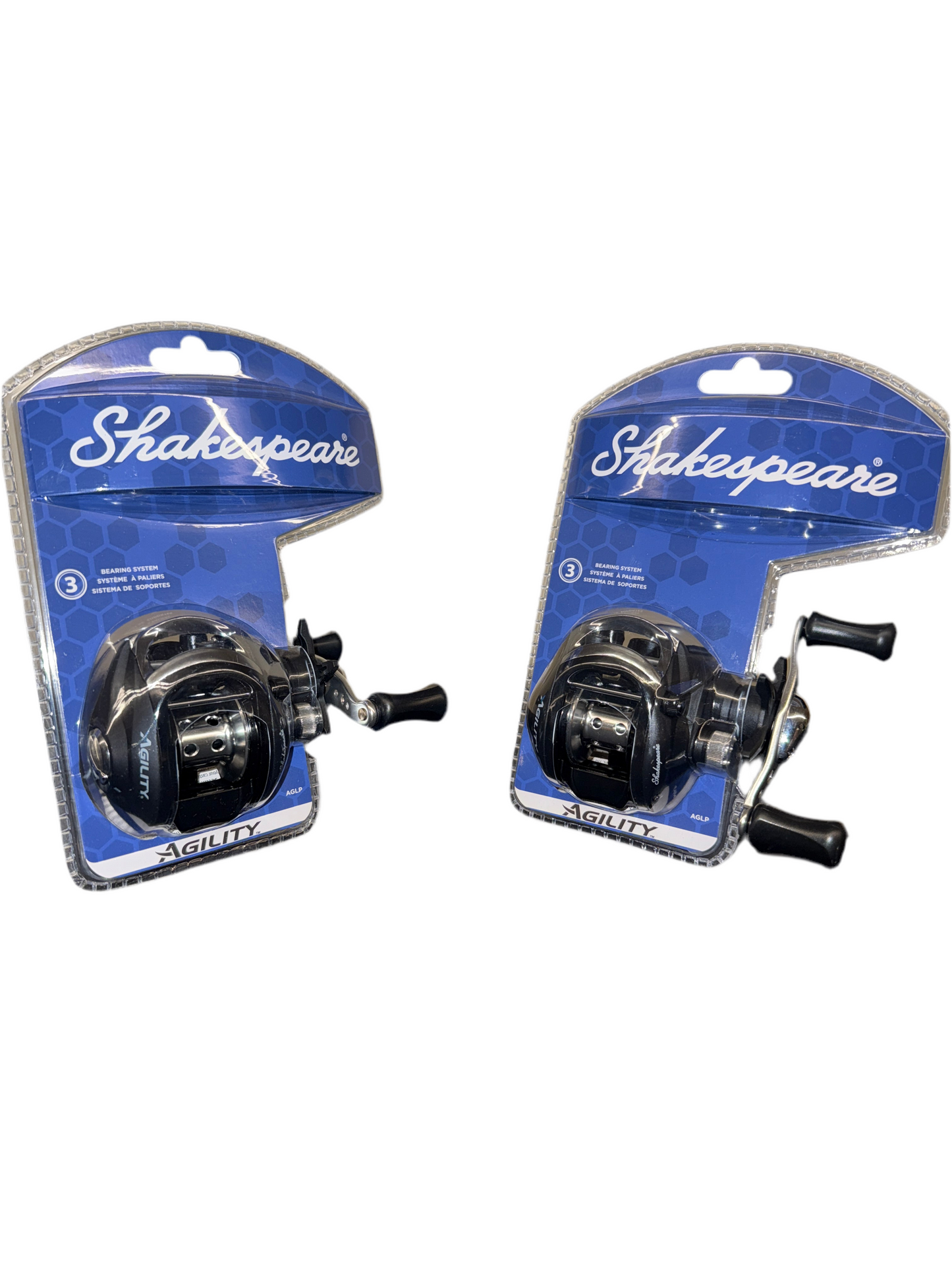 (Lot of 2) Shakespeare Agility 6.2:1 Baitcasting Right Hand Retrieve